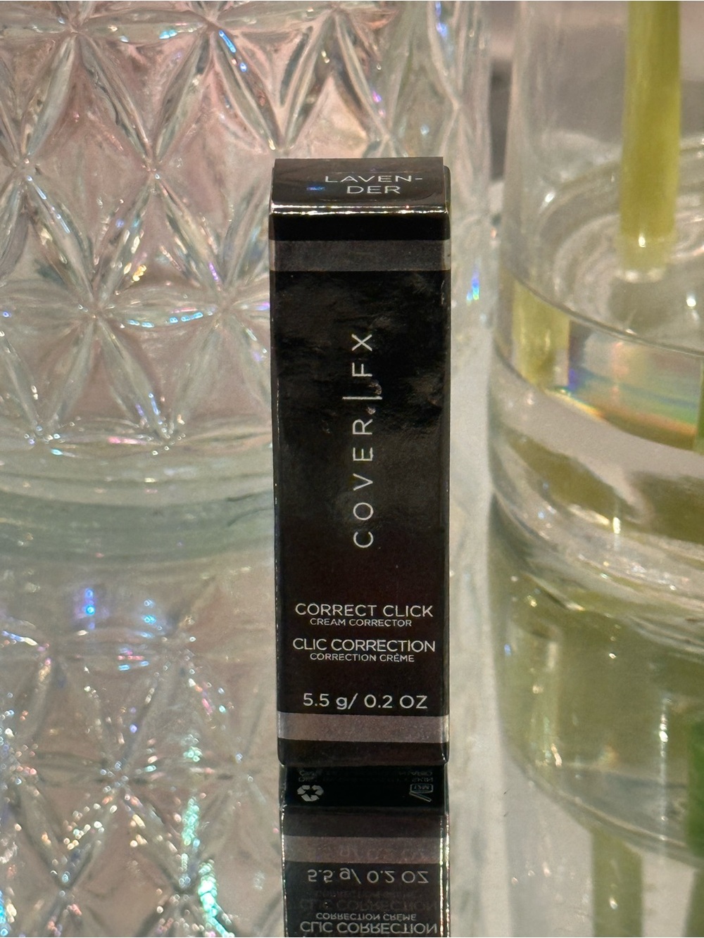 COVER FX Correct Click Lavender Color Corrector BNIB Vegan Full Size Blur MUAKIT
